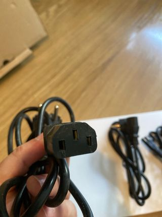 3 Cables Corriente PC