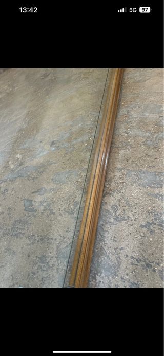 Espejo antiguo madera dorada