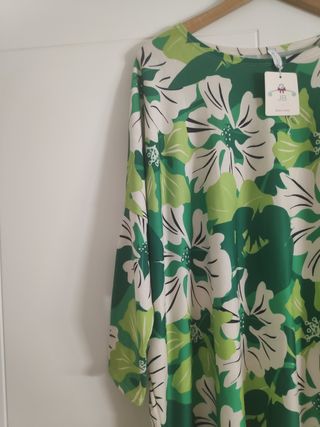 Blusa JB - Verde y Blanca