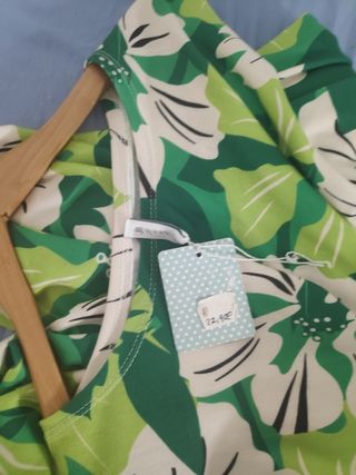 Blusa JB - Verde y Blanca