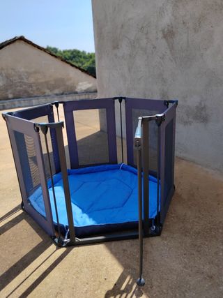 Parque infantil hexagonal plegable