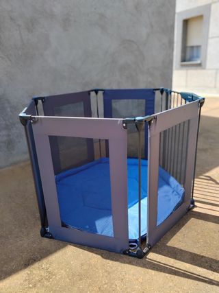 Parque infantil hexagonal plegable