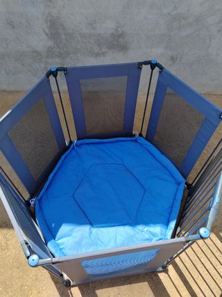 Parque infantil hexagonal plegable