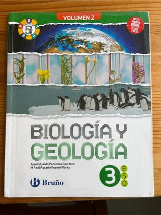 3o ESO Biología Trimestre 2 (BRUÑO). Buen estado.