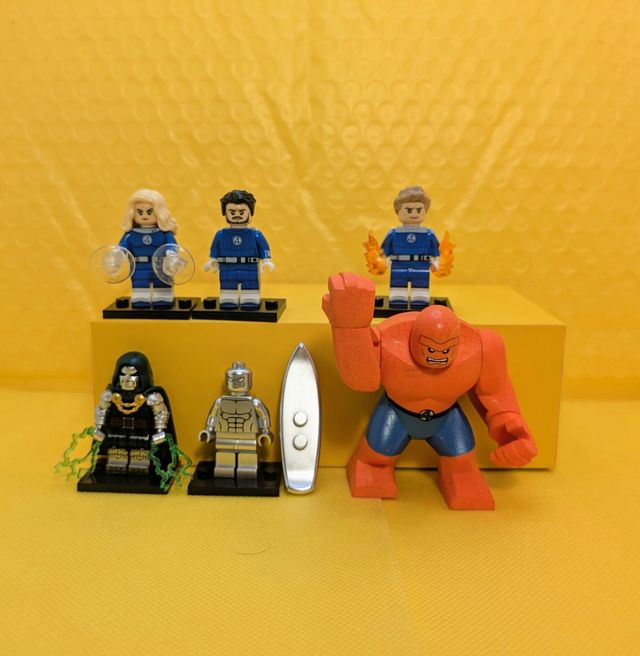 Fantastic Four First Steps. Figuras de Superhéroes