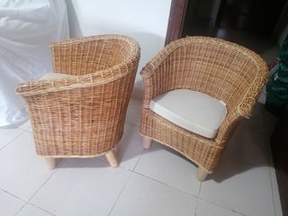 Butaca mimbre - niños