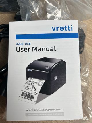 Impresora térmica de etiquetas 4x6 para envíos.