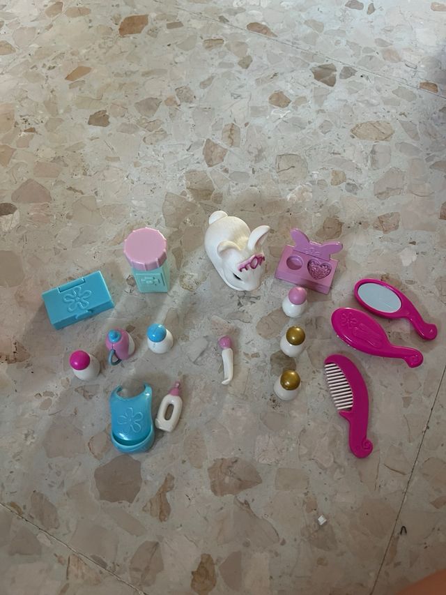 Muñeca Nancy con carrito bebé