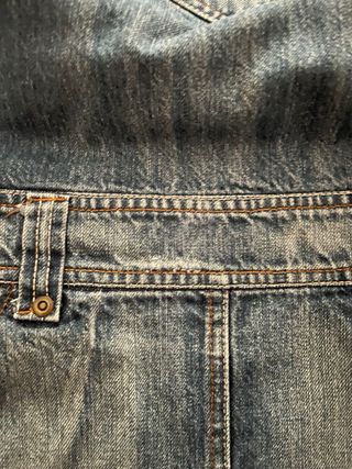 Peto vaquero Stradivarius azul