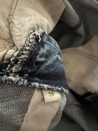Peto vaquero Stradivarius azul