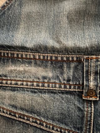 Peto vaquero Stradivarius azul