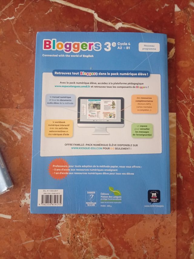 Bloggers 3e - Livre de l'élève: Connected with ...