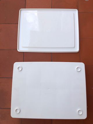 Estuche organizador de relojes blanco