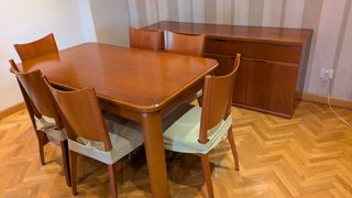 Comedor madera maciza 6 sillas