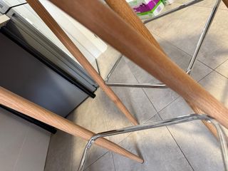 2 Taburetes cocina blancos