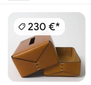 portaoggetti pelle rossa nera marrone chiaro e sc