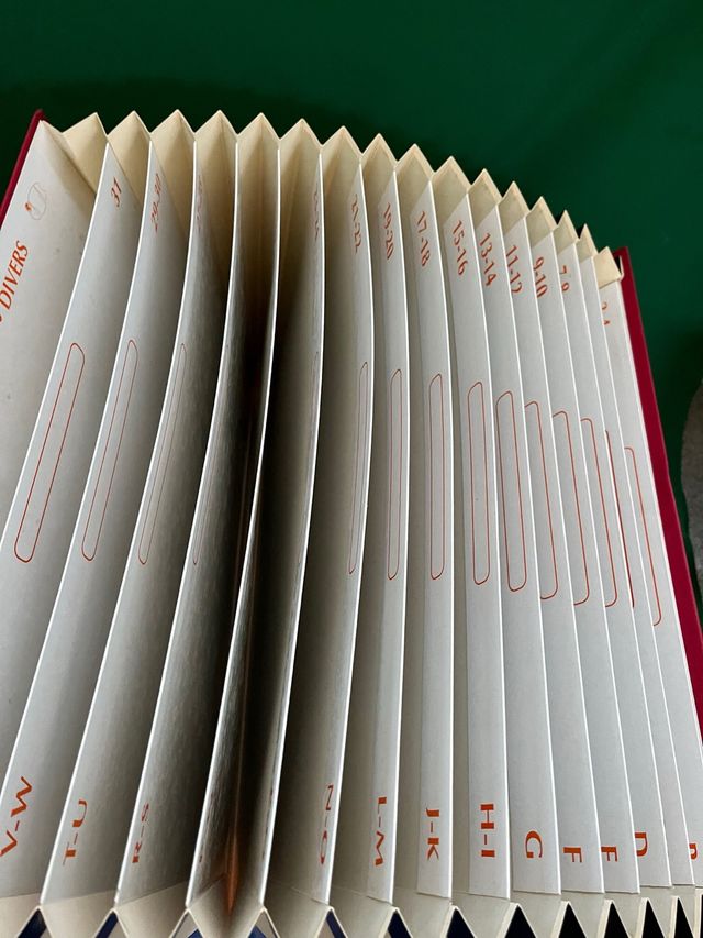 Archivador de documentos, tamaño folio