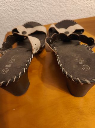 Sandalias beige tacón - Nº 41
Bastante comodas