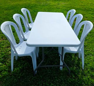 Silla plástico blanca eventos
