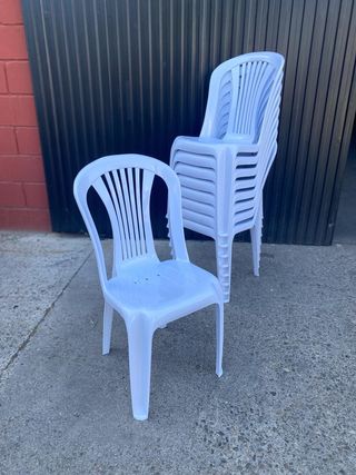 Silla plástico blanca eventos