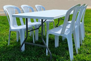 Silla plástico blanca eventos