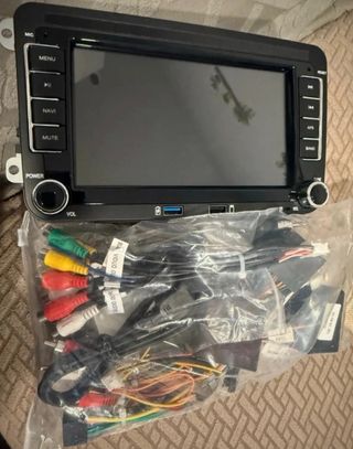 radio android auto 2din 7" carplay gps grupo VAG