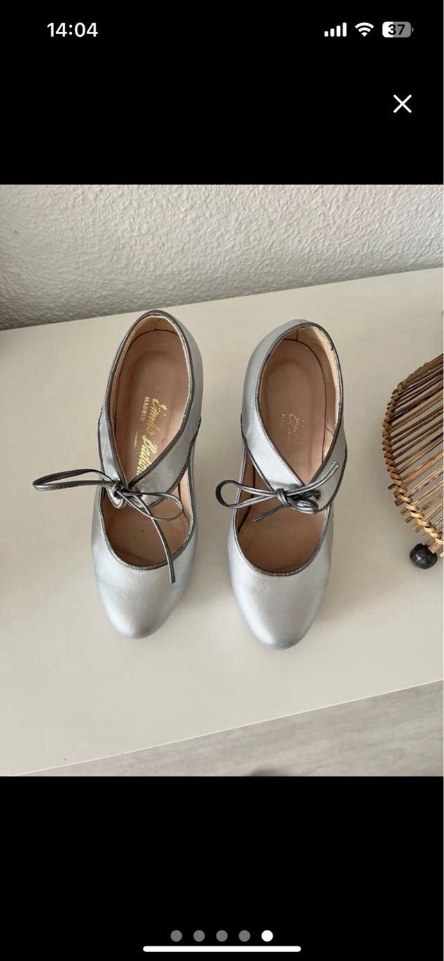 Tacones plata - Zapatos mujer