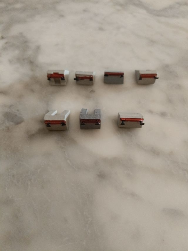 Topes escala N: 8 unidades