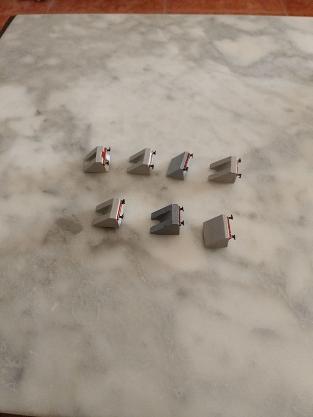 Topes escala N: 8 unidades