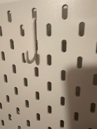 Panel perforado IKEA beige