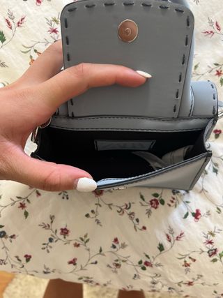 Bolso bandolera azul pequeño