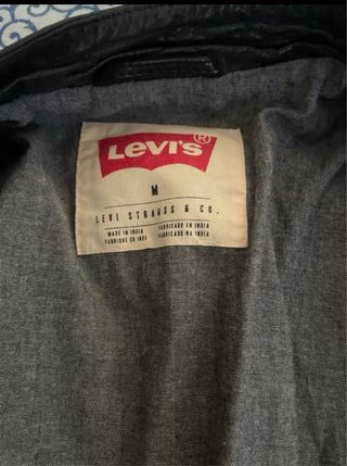Chaqueta Levi's cuero negra - M