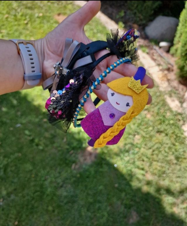 Cerchietti bimba set con Rapunzel