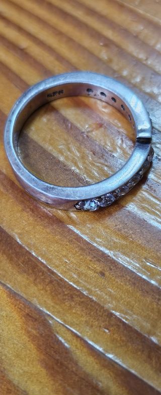 Anillo plata 925 circonitas