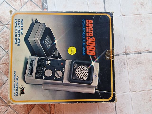 Roger 3000 Walkie Talkie Vintage