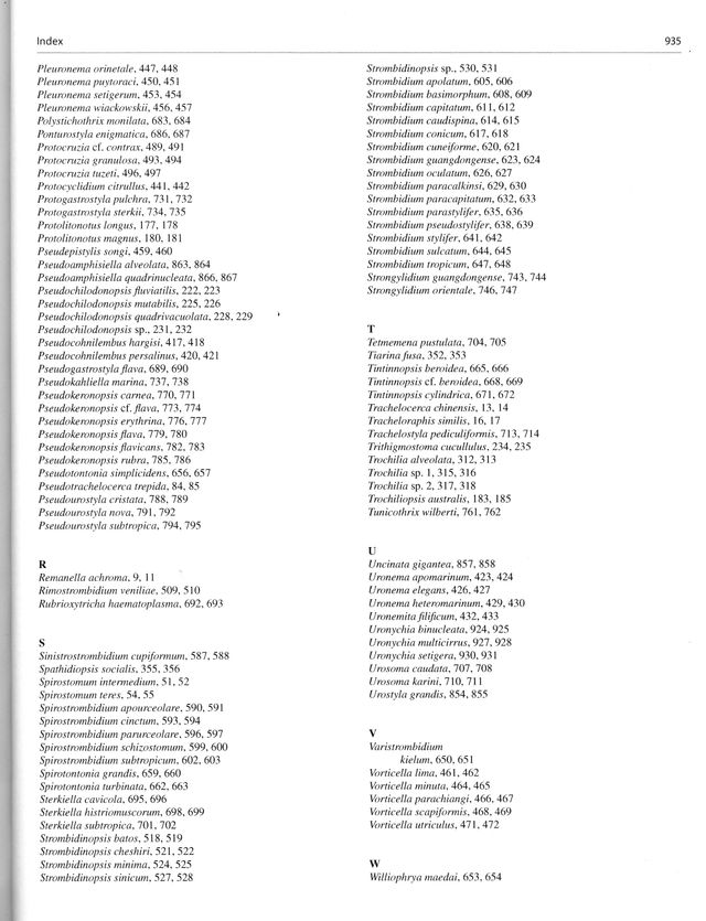 Ciliate Atlas: Species Found in the South China...