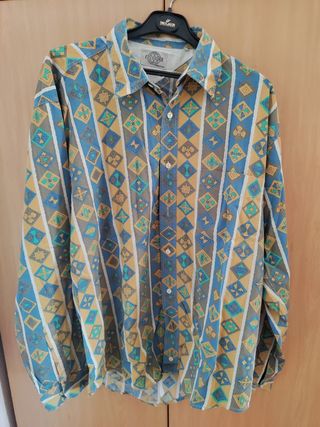 Camisa Foxhound XL vintage multicolor