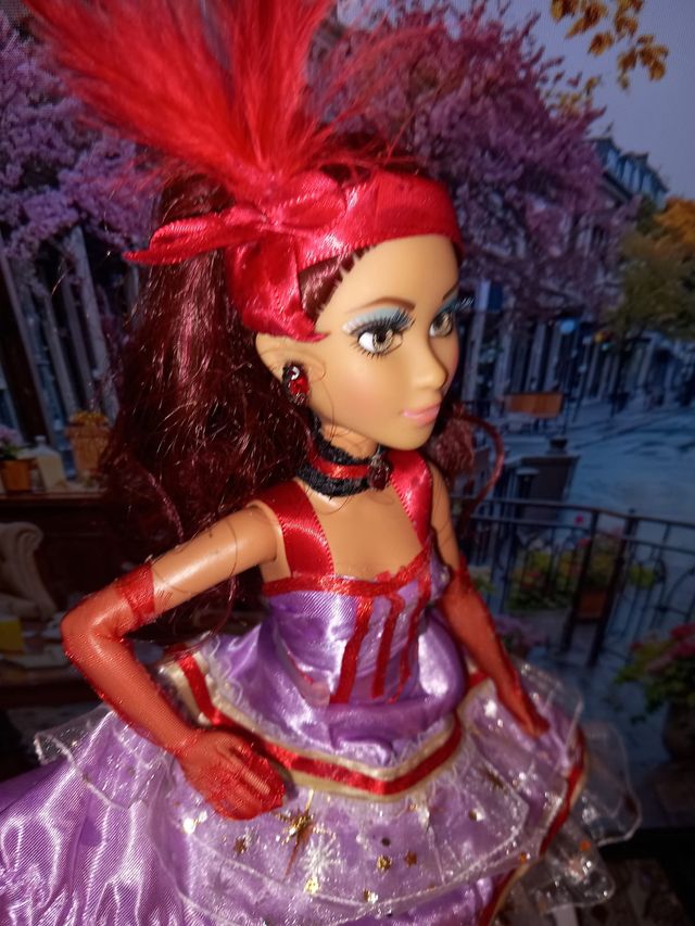 Bambola Barbie Brand Vestito Can Can francese