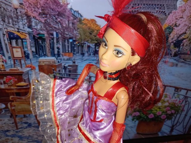 Bambola Barbie Brand Vestito Can Can francese