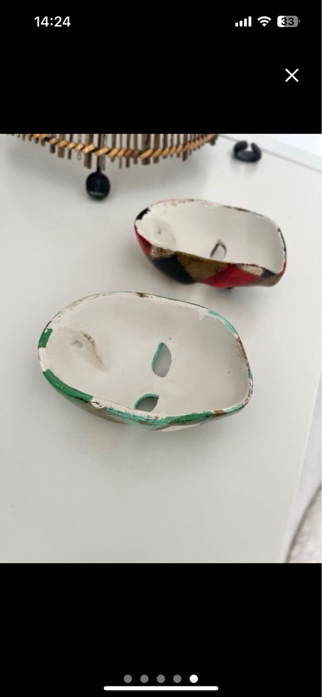 2 Máscaras Venecianas Decorativas