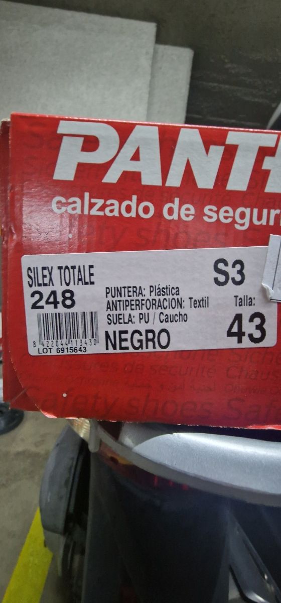 Calzado seguridad Panter silex totale 43