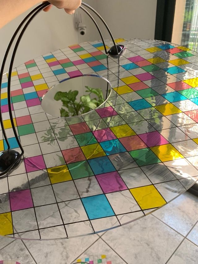 Set 2 lampadari + orologio vintage Toffoli