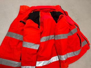 Giaccone antinfortunistica rosso