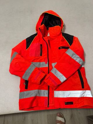 Giaccone antinfortunistica rosso