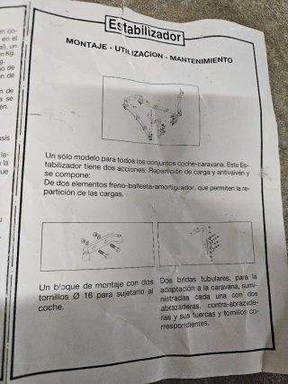 Estabilizador caravana