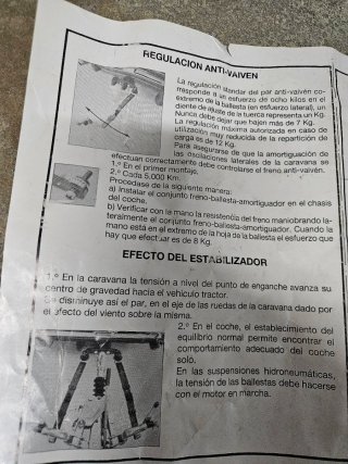 Estabilizador caravana