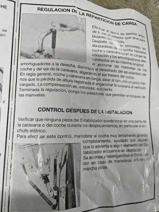 Estabilizador caravana