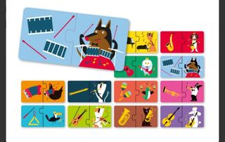 Puzzle de música  y de instrumentos musicales