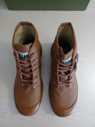 Botines Palladium Pallabrousse marrón, talla 40