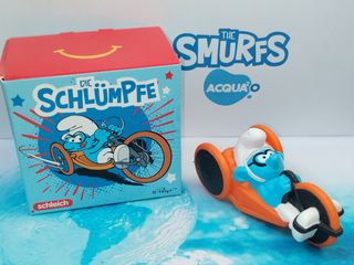 Puffi Puffo Quattrocchi Bicicletta Paralimpica McD